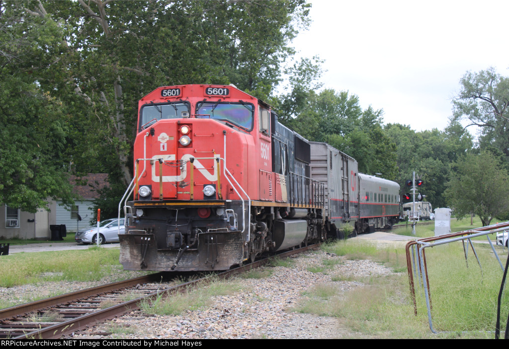 CN Track Inspection Train in Belleville IL